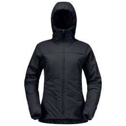 Damen-Winterjacke Norrona femund thermo60 Zip Hood schwarz Caviar Black