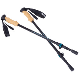 Trekkingstöcke Zulu Cork Antishock schwarz/blau black/blue
