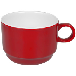 Tasse Bo-Camp Cup Melamine 2 rot Red/White