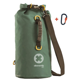 Wasserdichter Packsack Elements Gear Expedition 2.0 - 40L (1 popruh) grün forest green