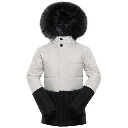 Kinder Winterjacke Alpine Pro Egypo schwarz/weiß