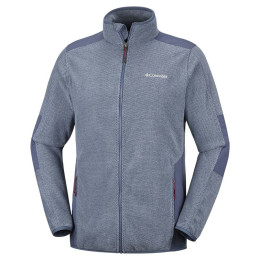 Herren-Sweatshirt Columbia Tough Hiker Full Zip Fleece blau/grau DarkMountain