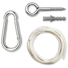 Befestigungsset für Hängestühle La Siesta Seguro weiß