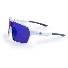 Sonnenbrille 3F Current weiß/blau