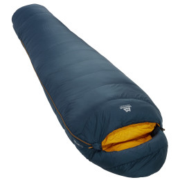 Daunenschlafsack Mountain Equipment Helium 250 Long blau Majolica Blue