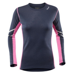 Damen-T-Shirt Devold Sport Woman Shirt schwarz/rosa Ink/Sweet