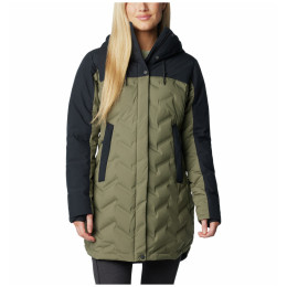 Damen-Winterjacke Columbia Mountain Croo™ III Mid Down Jacket schwarz/grün Stone Green, Black