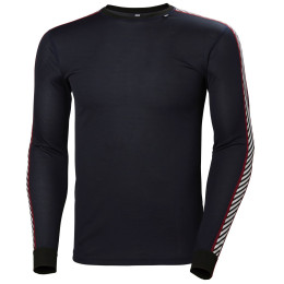 Herren-Funktionsshirt Helly Hansen HH Lifa Stripe Crew dunkelblau Navy