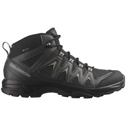 Wanderschuhe Salomon X Braze Mid Gore-Tex schwarz/grau Black / Phantom / Vintage Khaki