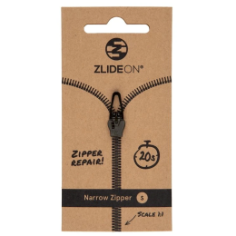 Ersatz-Reißverschluss ZlideOn Opravný jezdec pro úzké zipy - S schwarz black