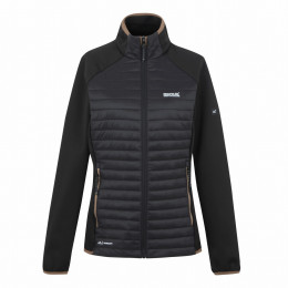 Damenjacke Regatta Women’s Clumber Hybrid schwarz Black(Mocha)