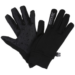 Kinderhandschuhe Regatta Grippy Gloves II schwarz/grau Black/Dark Grey