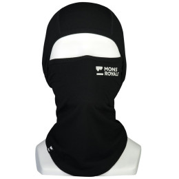 Kapuzenmütze Mons Royale Santa Rosa Merino Flex 200 Balaclava black schwarz Black