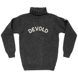 Rollkragenpullover Devold Nansen Legacy High Neck dunkelgrau ANTHRACITE/OFFWHITE