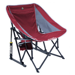 Campingstuhl GCI Pod Rocker rot/grau Red