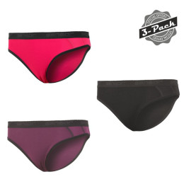 Höschen Sensor Double Face 3-pack schwarz/rosa Magenta+Black+Purple