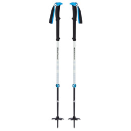 Skistöcke Black Diamond Expedition 2 Pro weiß/blau Kingfisher