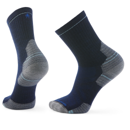 Socken Smartwool Hike Targeted Cushion Mid Crew Socks blau/grau DEEP NAVY