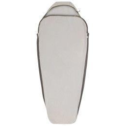 Schlafsackeinlage Sea to Summit Silk Blend Sleeping Bag Liner - Mummy hellgrau Moonstruck Grey