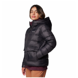 Damen-Winterjacke Columbia Harmony Falls™ Hooded Down Jacket schwarz Black