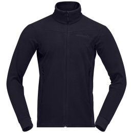 Herren Funktions-Sweatshirt Norrona falketind warm2 Jacket schwarz Caviar Black
