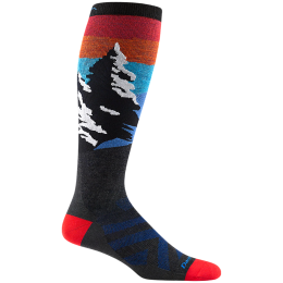 Herren Kniestrümpfe Darn Tough Solstice Otc Lightweight blau/rot charcoal