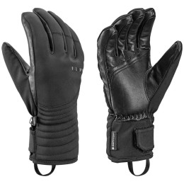 Damen Ski-Handschuhe Leki Vallarta Base Zero Women schwarz black