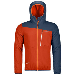 Herrenjacke Ortovox Swisswool Zebru Jacket M orange DesertOrange