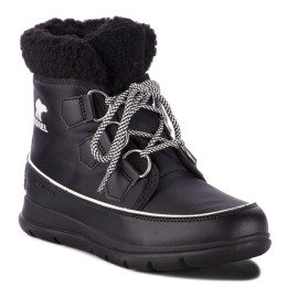 Damenschuhe Sorel Explorer Carnival schwarz BlackSeaSalt