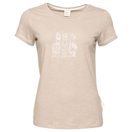 Damen-T-Shirt Chillaz Gandia Alpaca Gang Winter beige dark sand