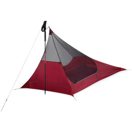 Ultraleichtes Zelt MSR Thru-Hiker Mesh House 1 rot Red