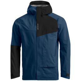 Herrenjacke Ortovox Seceda 3L Jacket M dunkelblau Deep Ocean