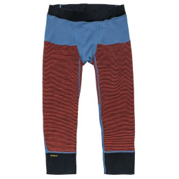 Herren 3/4 Unterhose Devold Tuvegga Merino 3/4 Longs Man blau/rot CAYENNE