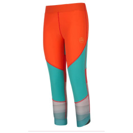 Damen-Leggings La Sportiva Sensation Leggings W rot Cherry Tomato/Lagoon