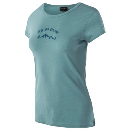 Damen-T-Shirt Hi-Tec Lady Vandra blau Dusty Turquoise