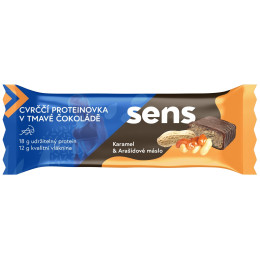 Proteinriegel Sens Cricket Proteinriegel in dunkler Schokolade – Karamell und Erdnussbutter (60 g)