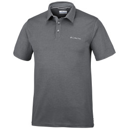 Herren-T-Shirt Columbia Nelson Point Polo grau Shark