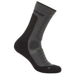 Socken Icebreaker W Mer Hike+ Heavy Crew schwarz/grau Obsidian/Black