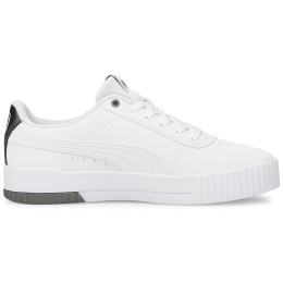 Damenschuhe Puma Carina Raw Metallics weiß white