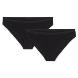 Damenhöschen Icebreaker Women Merino 150 Siren Bikini 2 Pack schwarz Black