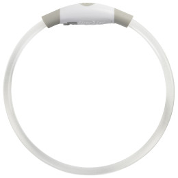 Leuchtendes Hundehalsband Nite Ize NiteHowl Mini LED weiß Disc-O Select