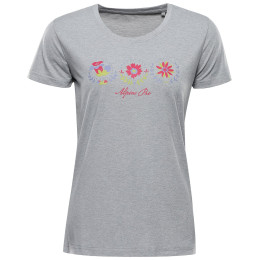 Damen-Funktionsshirt Alpine Pro Sassa hellgrau HIGH RISE