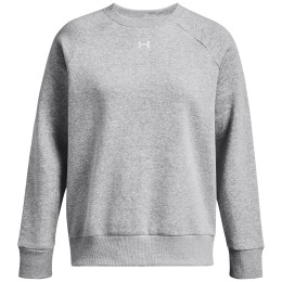 Damen-Sweatshirt Under Armour Rival Fleece Crew grau Mod Gray Light Heather / / White