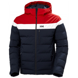 Herren-Winterjacke Helly Hansen Bossanova Puffy Jacket blau/rot Navy