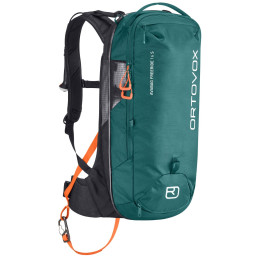 Rucksack Ortovox Avabag Litric Freeride 16S blau/grün pacific green