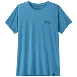 Damen-T-Shirt Patagonia Women's Capilene Cool Daily Shirt - Cloud Crag blau Shore Blue - Light Shore Blue X-Dye