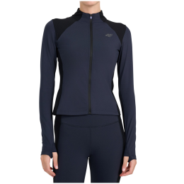 Damen Funktions-Sweatshirt 4F Sweatshirt Fnk F0917 schwarz Deep Black