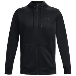 Herren-Sweatshirt Under Armour Armour Fleece FZ Hoodie schwarz Black / / Black