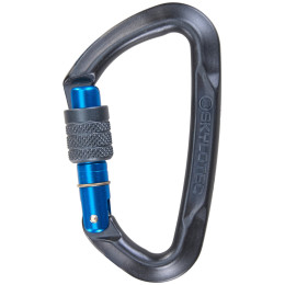 Karabiner Skylotec Lime SG (screw gate) grau/blau Anthracite/Blue