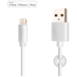 Lade- und Datenkabel FIXED Datový a nabíjecí kabel FIXED USB/Lightning weiß bílá